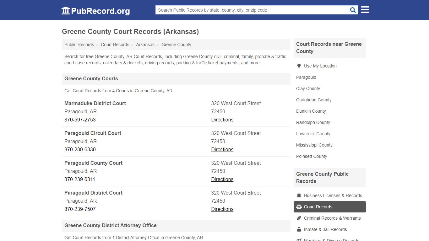 Free Greene County Court Records (Arkansas Court Records)